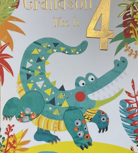 For a Fantastic Grandson Who Is 4
