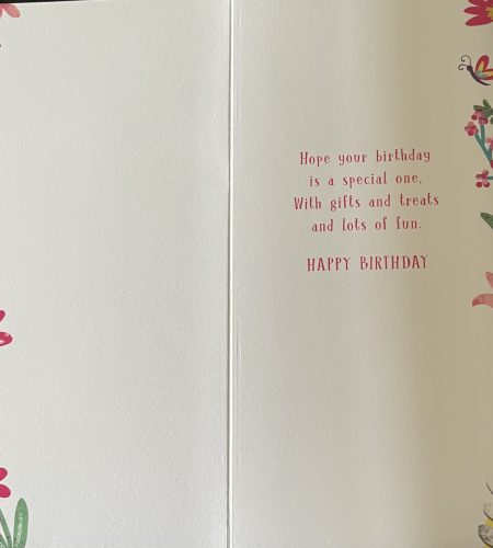 Girls Birthday Card 2 Today - Image 2