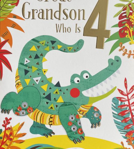 For a Fantastic Great-Grandson Who is 4